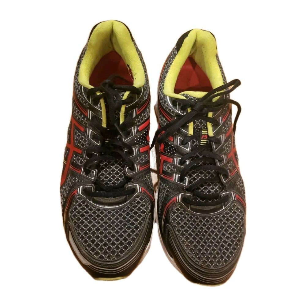 Asics Gel Kayano Sneakers S 19 Mens 12 Gray Black Red T300N Running Walking